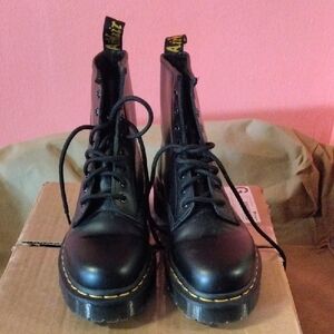 Dr. Martens Black Combat Boots